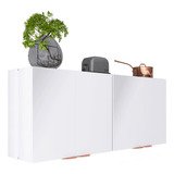 Armário 4 Portas Aéreo Cozinha Kitchen 120cm