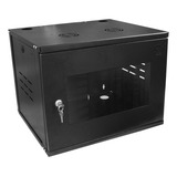 Armário 8ux470mm Rack P Servidor Parede 19 Cftv Preto