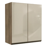 Armário Aéreo 80 Cm Kappesberg Maxxi 2 Portas G765 Cor Nogal