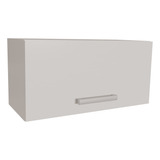 Armario Aereo Basculante Multiuso 80cm Lavanderia Cozinha Cor Branco