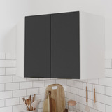 Armário Aéreo Canto Oblíquo Puxador 150cm Ipanema