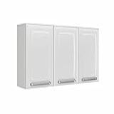 Armário Aéreo Cozinhas Itatiaia Luce 3 Portas Branco