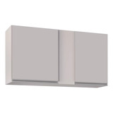 Armário Aéreo De Cozinha Lavanderia 02 Portas Agata Branco