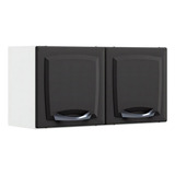 Armário Aéreo Grafite 2 Portas Gel New Premium