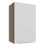 Armário Aéreo Madesa Stella 40 Cm 1 Porta Rustic Branco