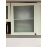 Armário Aéreo Para Cozinha 1 Porta Provençal De Vidro