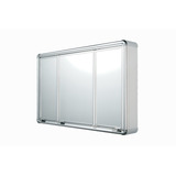 Armário Banheiro Com Espelho Em Alumínio 3portas Astra Lbp14