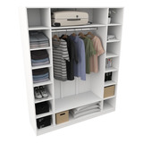 Armário Colmeia Cabideiro M8 100 Mdf Closet Roupa Loja