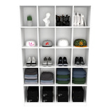 Armário Colmeia M10 100 mdf Organizador Estante Prateleira Cor Branco