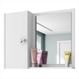 Armário Espelheira Genova Com Porta Branco Varias Cores
