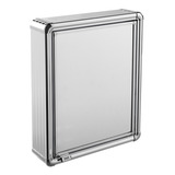 Armário Espelho Alumínio Sobrepor Banheiro 35x45cm   Astra