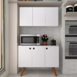 Armário Modulado Aéreo Cantinho Do Café Balcão Aparador