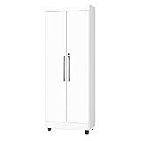 Armário Multiuso 2 Portas Com Chave Texas Branco