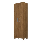 Armário Organizador Multiuso Íris 2 Portas Castanho Wood