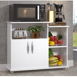 Armário P Fruteira Mesa De Cozinha Microondas E Bebedouro