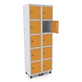 Armario Roupeiro 10 Portas Aço GRP 502 10 Pandin Móveis