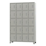 Armário Roupeiro Aço Vestiário Academia 20 Portas Locker