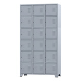 Armário Roupeiro De Aço 18 Portas Locker Vestiário Academia