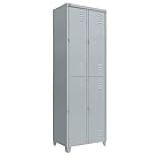 Armário Roupeiro De Aço Vestiário 04 Portas Grandes Locker