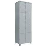 Armário Roupeiro De Aço Vestiário Academia 08 Portas Locker