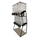 Armazem Dispenser Ração Cereal Grãos Em Geral 10 Modulos 35l