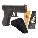 Arminha Brinquedo Airsoft V307 6mm Bolinhas Plásticas Coldre