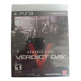Armored Core 5 Verdict Day Ps3 Novo, Lacrado
