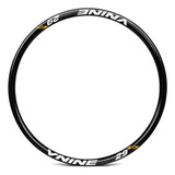 Aro 29 Aero Vzan Vnine Aluminio Disco Roda 36 Furos Preto