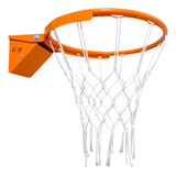 Aro Basquete Oficial Retrátil Com Molas E Rede