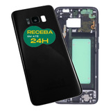Aro Chassis Para Galaxy S8 G950f Botões Tampa Com Lente 