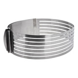 Aro Cortador Fatiador De Bolo Aço Inox Ajustável 30 Cm Mimo