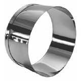 Aro Cortador Redondo 10x4 Cm Em Inox Para Massas Bolo Torta