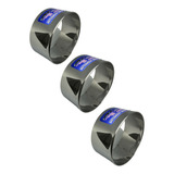 Aro Cortador Redondo P Bolo Massas Biscoito 10x5 Cm 3 Un