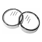 Aro Cromado Farol Fusca 73 74e75 Com Parafusos 03 Furos par