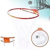 Aro De Basquete Cesta Em Aço Reforçado Rede Chuá Premium Envio Já