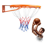 Aro De Basquete Cesta Tamanho Oficial Com Rede Pista E Campo