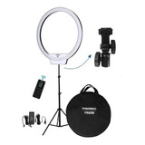 Aro De Luz Led Yongnuo Yn608 Cor Branca quente E Branca fria