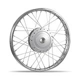 Aro De Roda 17 X 140 Montado Dianteiro Biz 125 1998 A 2010 Cromado Cromo Forte