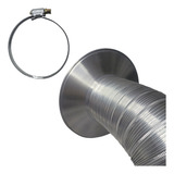 Aro Duto De Exaustão Abraçadeira 100mm Para Aquecedores