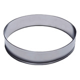 Aro Inox Modelador Pão De Hambúrguer 11x3 Cm Kit 6 Peças