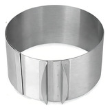 Aro Molde Montar Bolo 16 A 30cm Inox Regulável 6cm Altura