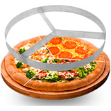 Aro Separador 3 Divisórias 45cm Sabores Pizza Esfiha Bolo