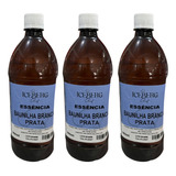 Aroma Baunilha Prata Branca Iceberg 960ml Kit 3