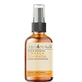 Aroom Óleo Vegetal De Linhaça Dourada 100 Puro Natural Cabelo E Pele 50 Ml Aroom Health