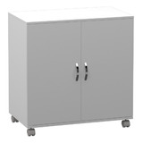 Arquivo Armário Baixo 2 Portas Escritório Branco 72cm