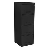 Arquivo De Aço Preto 4 Gavetas P Pasta Suspensa