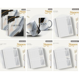 Arquivo Digital Agenda Marble Cinza Masculino 2024