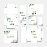 Arquivo Kit Toalete Floral Verde Digital