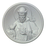 Arquivo Stl Medalha São Francisco De Assis 2 Modelos