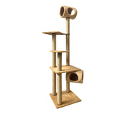 Arranhador Gato Castelo Gigante Premium Cor Bege